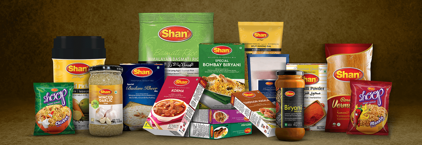 Shan Foods Complete Product Range