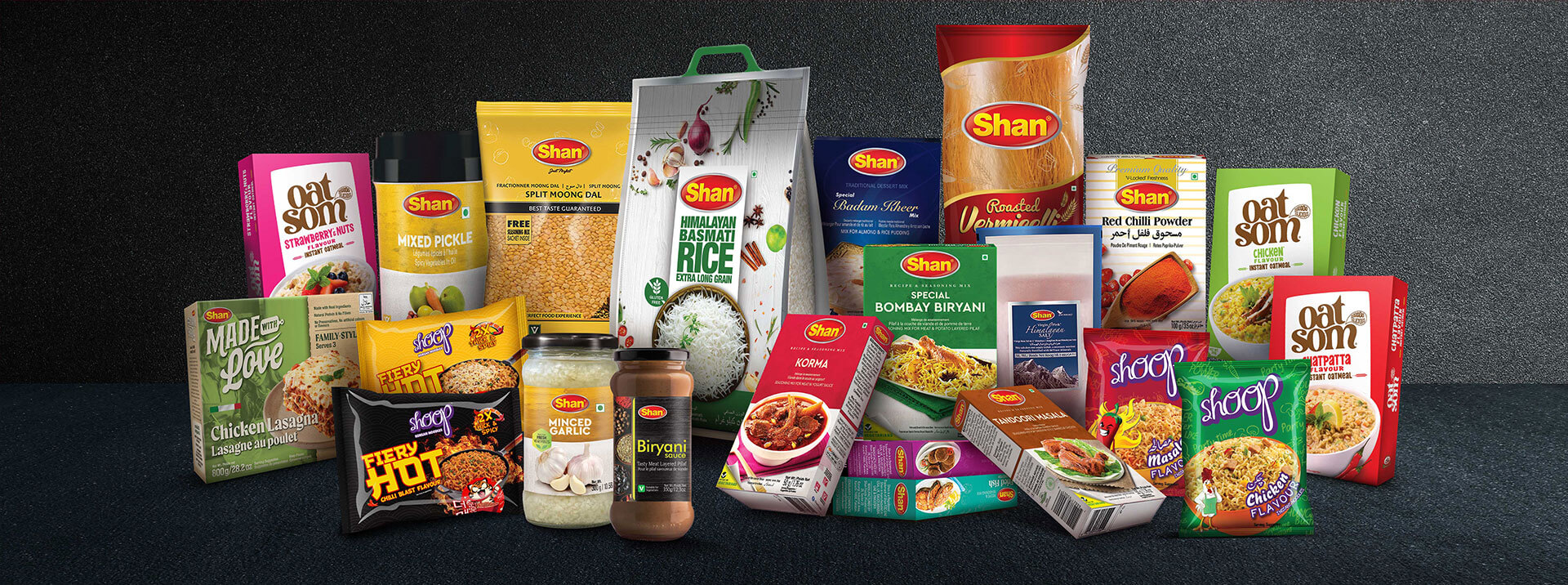 Shan Foods Complete Product Range