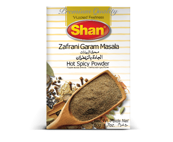 Zafrani Garam Masala Powder - Shan Foods Taste of Authentic Food with a  Bite of Happiness Everyday